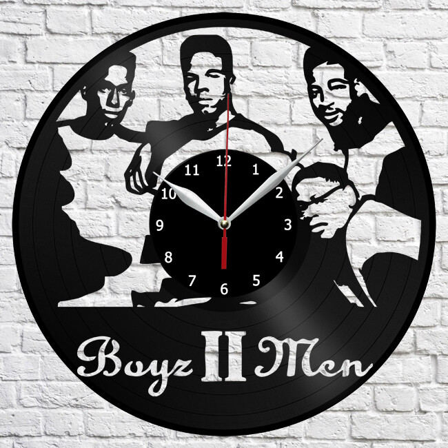 Boyz II Men Vinyl Record Wall Clock Home Fan Art Decor 12