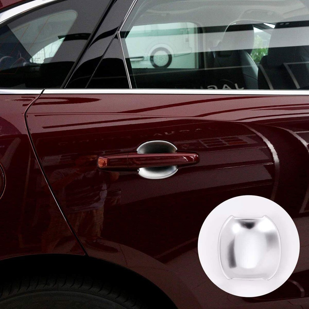 4X For Jaguar XE X760 XF X260 Exterior Car Door Handle Bowl Cover Trim 2016-2021