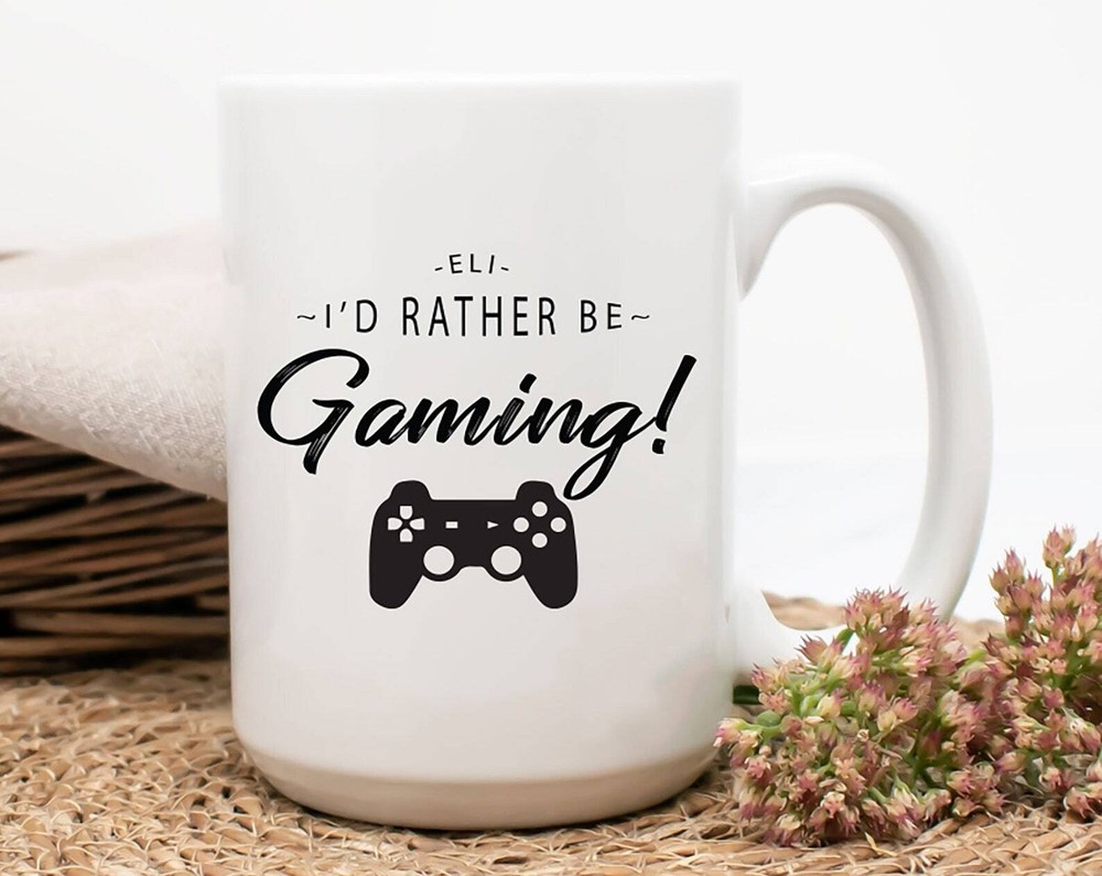 Personalised Gaming Mug for Dad - Geek Dad Gift Idea for Father's Day
