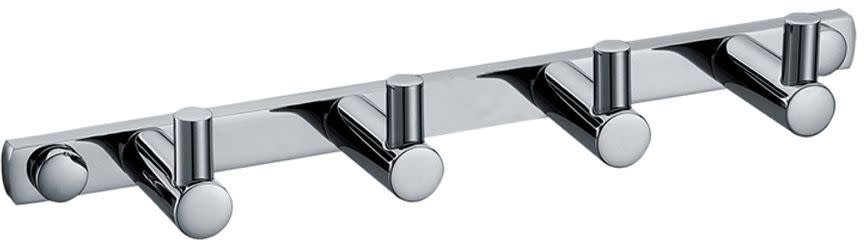 ALFI brand AB9528 Quadruple Robe Hook Rack - Chrome