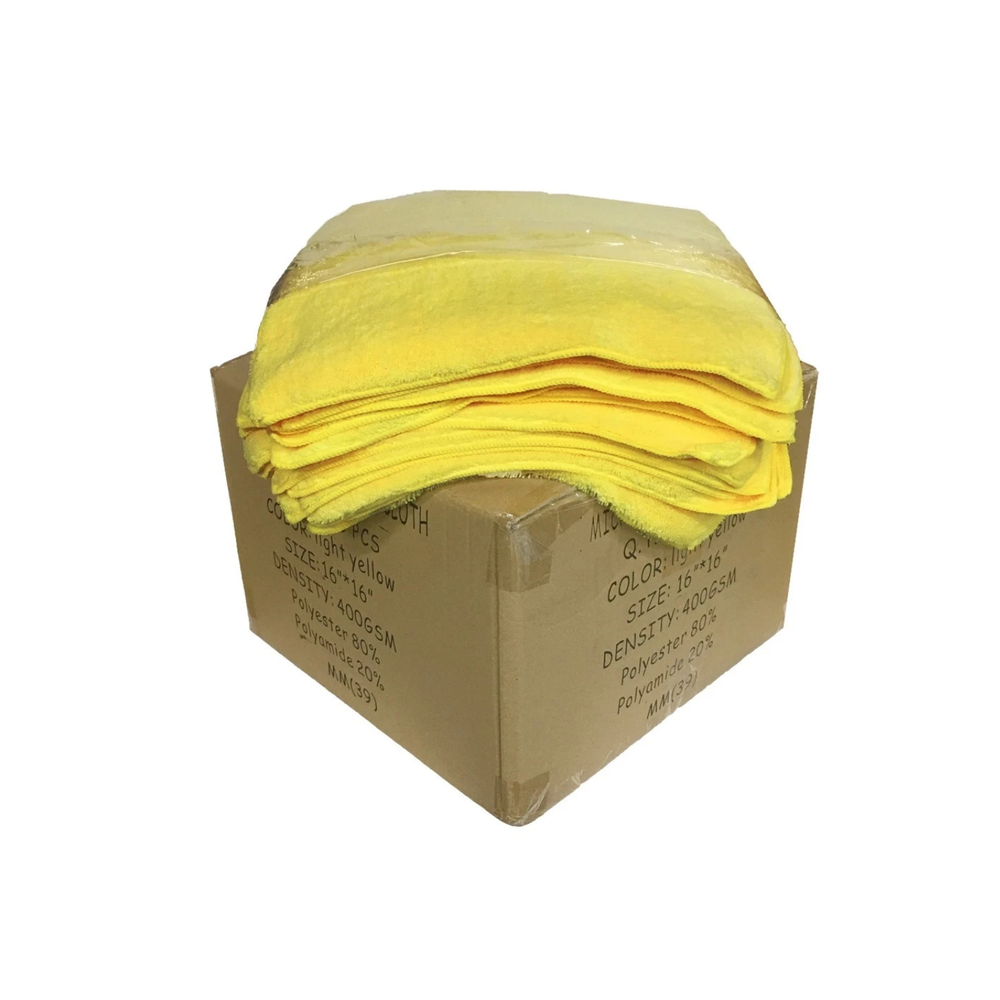 120-Pack Extra Plush Microfiber Cleaning & Detailing Cloths – 16