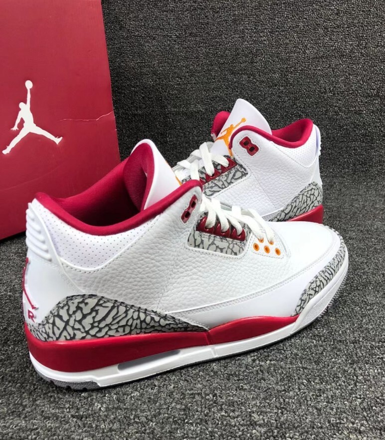 Air Jordan 3 Retro - Cardinal Red White Curry CT8532-126