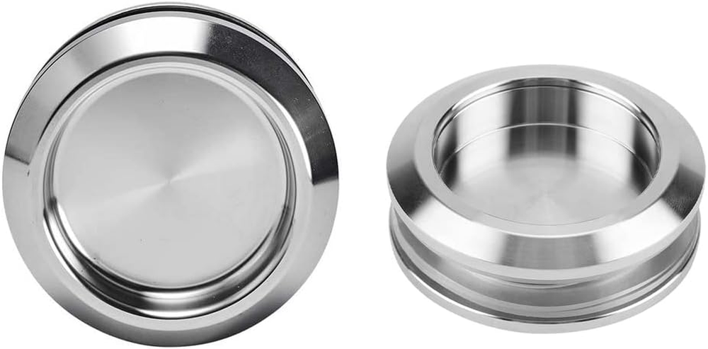 Penwlled 2Pcs Stainless Steel Shower Glass Door Sliding Knob, Bathroom round Bac