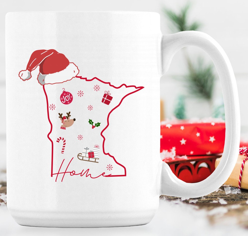 Minnesota Christmas Mug - Perfect Xmas Gift for MN Pride  