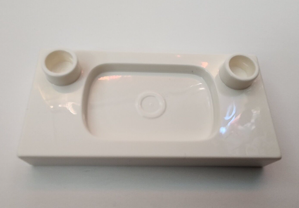 LEGO Duplo White Shallow Sink Toy for Kids 65112