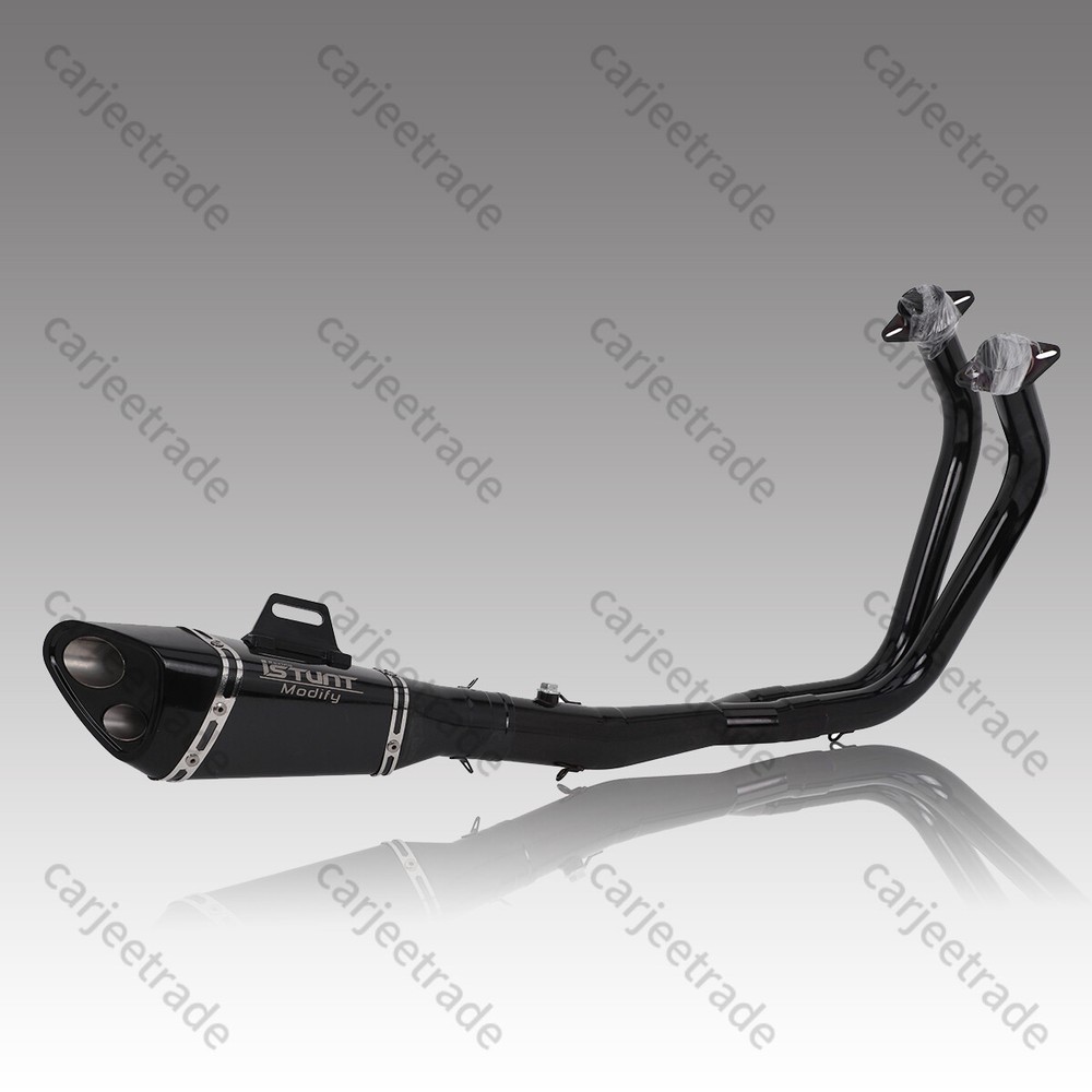 Kawasaki Vulcan S650 VN650 EN650 Full Exhaust Slip-On Muffler System 2015-2024-image