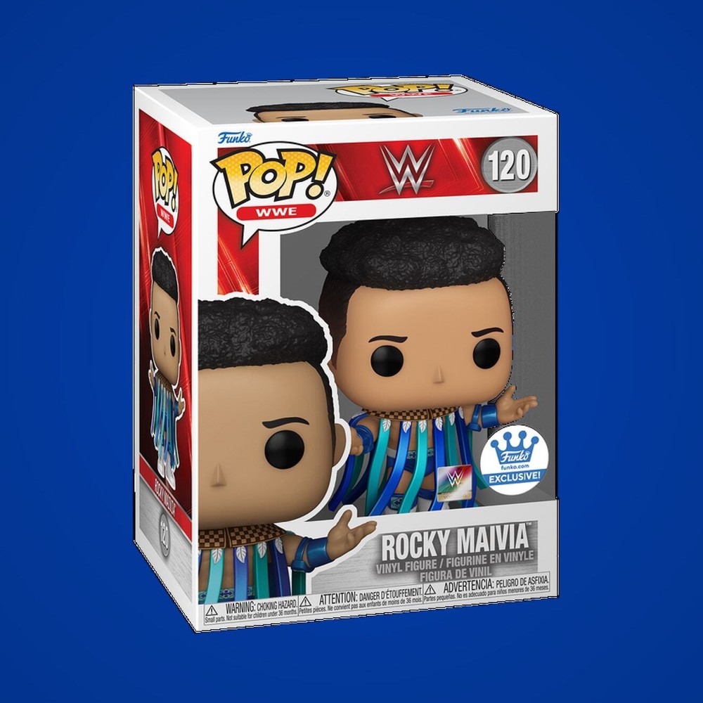 WWE Rocky Maivia Metallic Exclusive Funko Pop 120