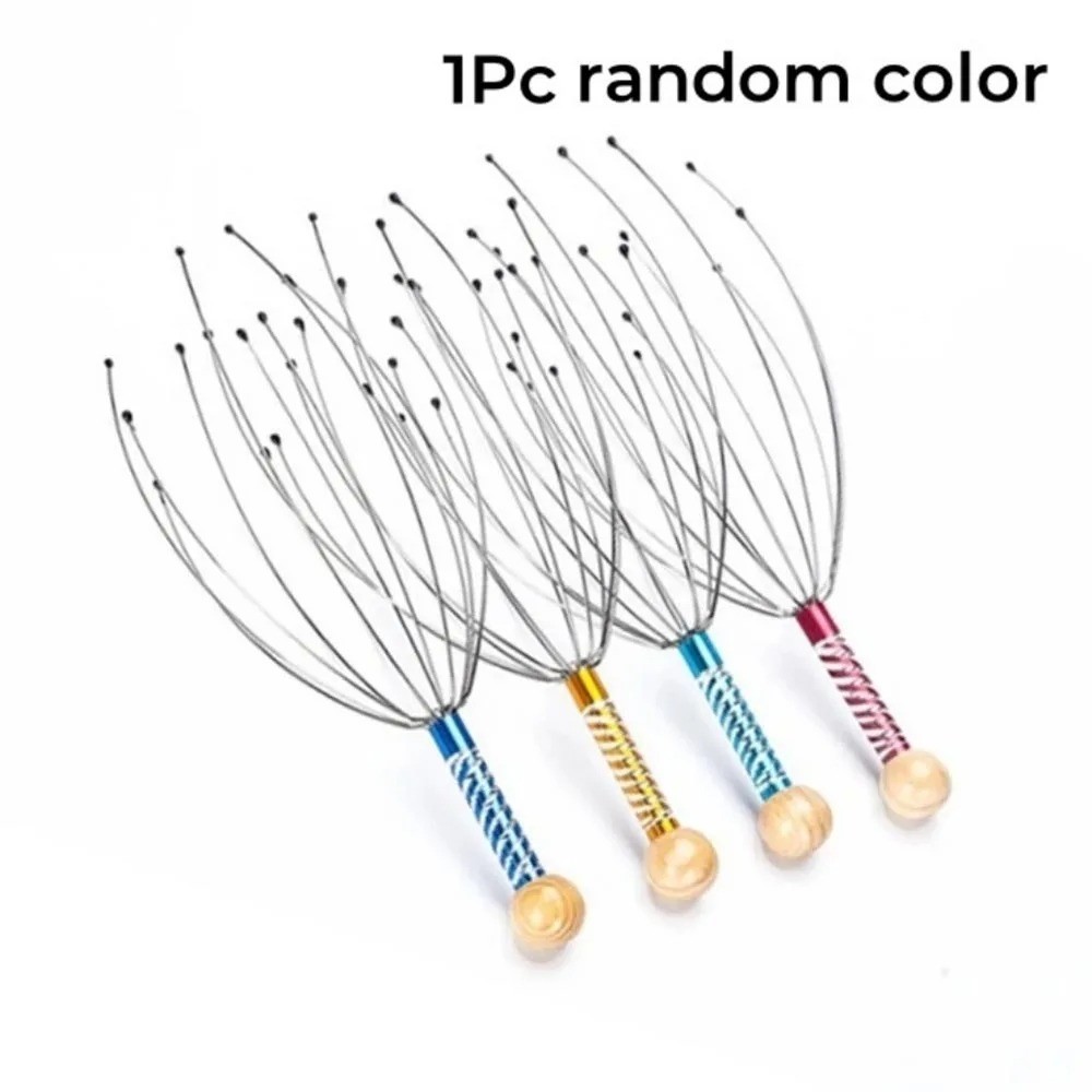 Head Massager Scratcher Neck Massage Scalp Relax Calm Stress Relief Octopus