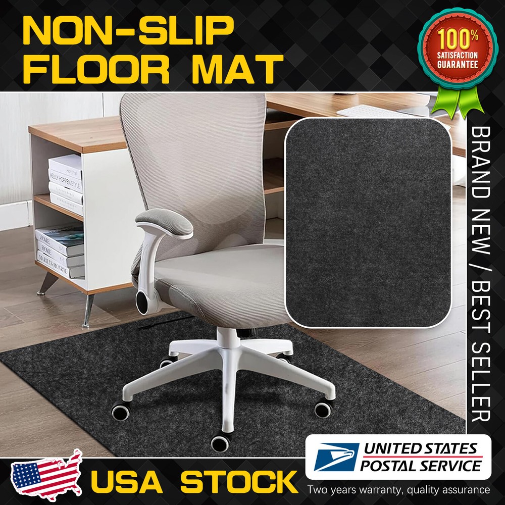 Office Chair Mat for Hard Floor Computer Desk Protector for RollingChair 12SQFT