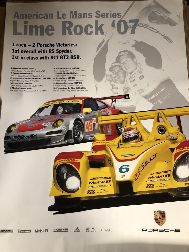 FLASH SALE NOW  American Le Mans series Lime Rock 07 1ST in class 911 GT3 RSR-image