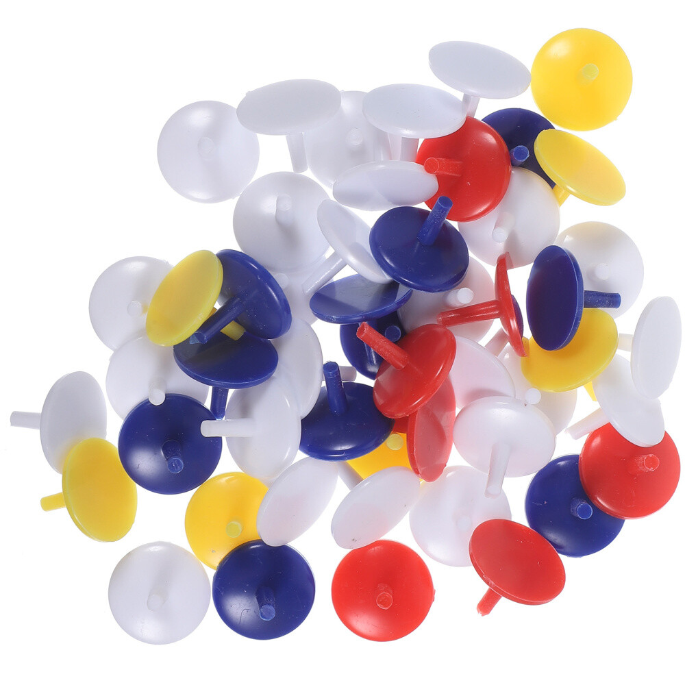 50 Pcs Custom Ball Markers Round Shaped Golf Marking Accessories