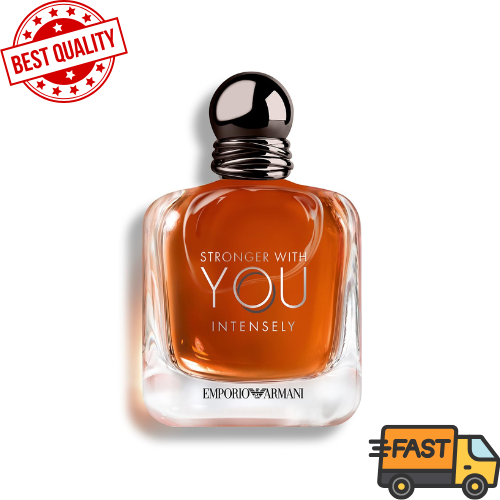 Giorgio Armani Stronger With You Intensely 3.4 oz Eau De Parfum 100 ml-fast ship