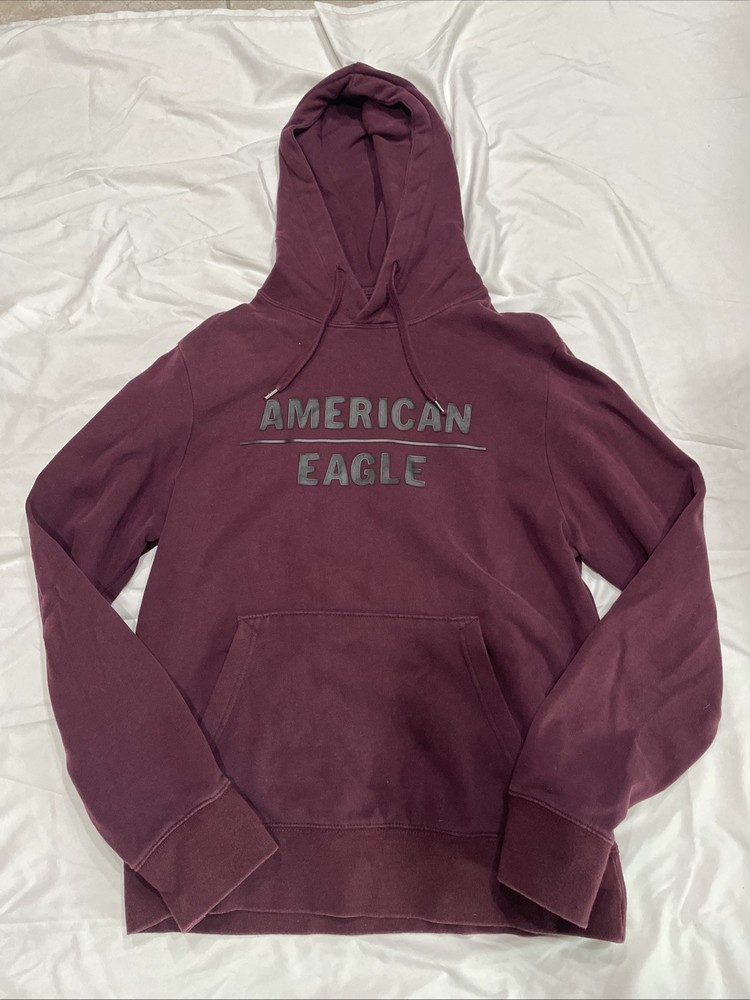 Men’s American Eagle Maroon Hoodie Size Medium