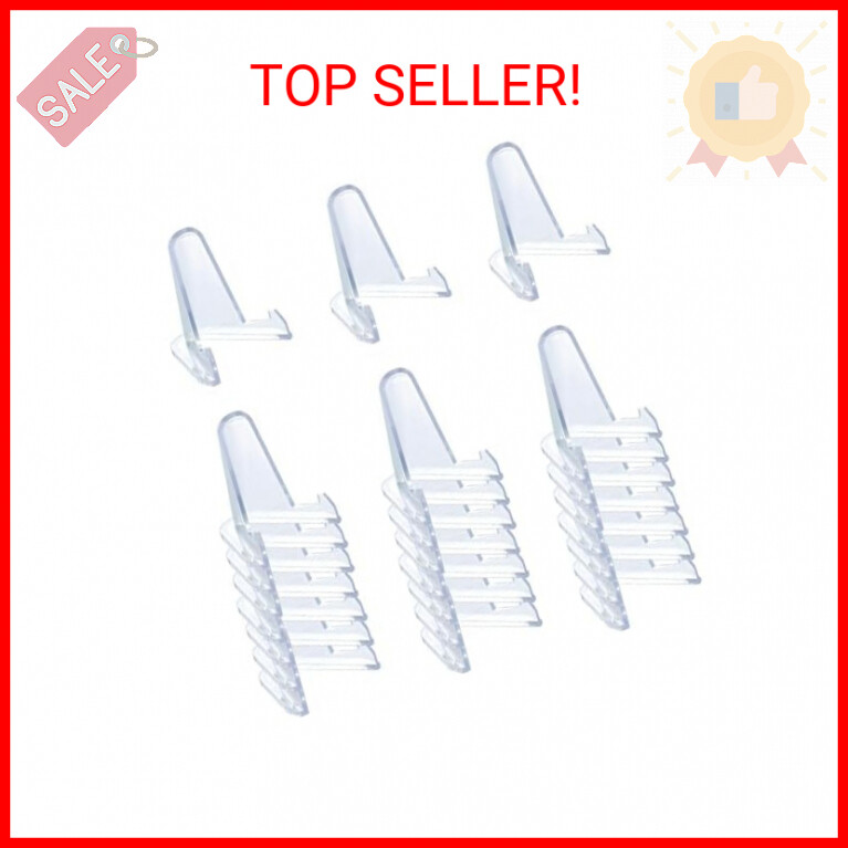 24 Packs Thickened edition (2.3 Inch) Acrylic Card stands, Card Holder Display S