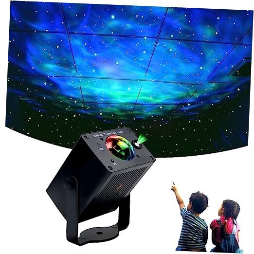 Star Lights,Galaxy Projector for Bedroom Ocean Wave Sound Activated Light 180