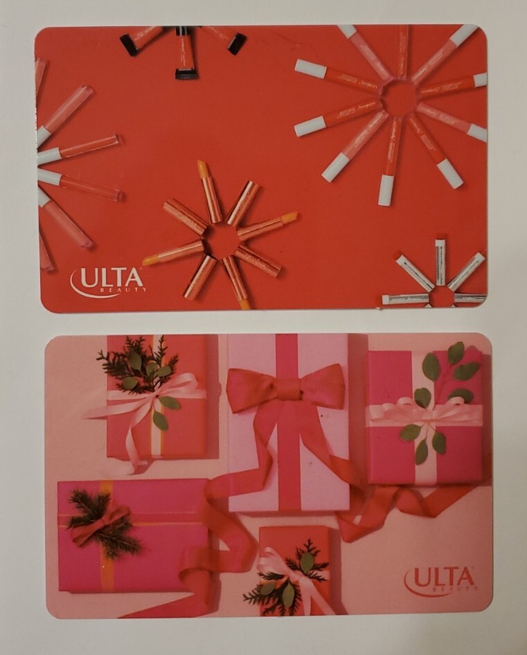 Ulta Gift Card LOT of 2 - Holidays Christmas - NO Value-image