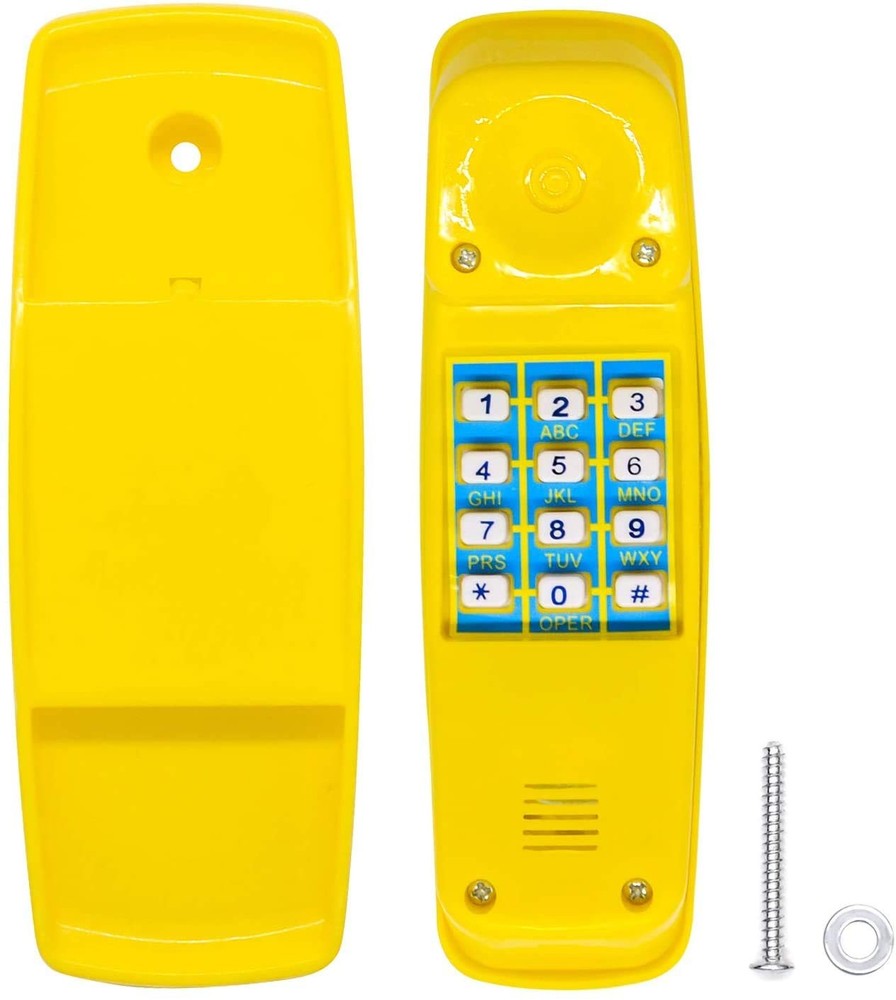Kids Pretend Play Phone Set - Educational Learning Toy with Swing Feature