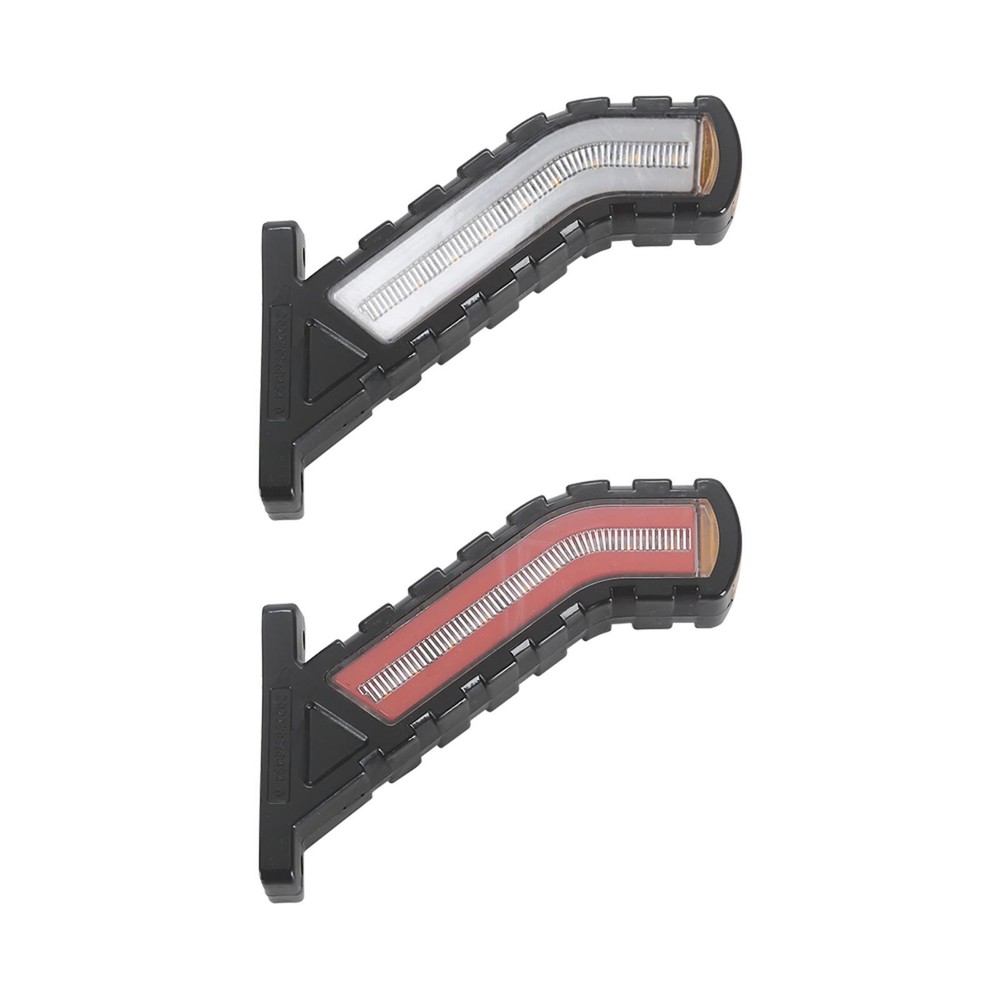 1Pair Waterproof Car Truck Van LED Tailight Side Marker Lamp Headlights 12-24V