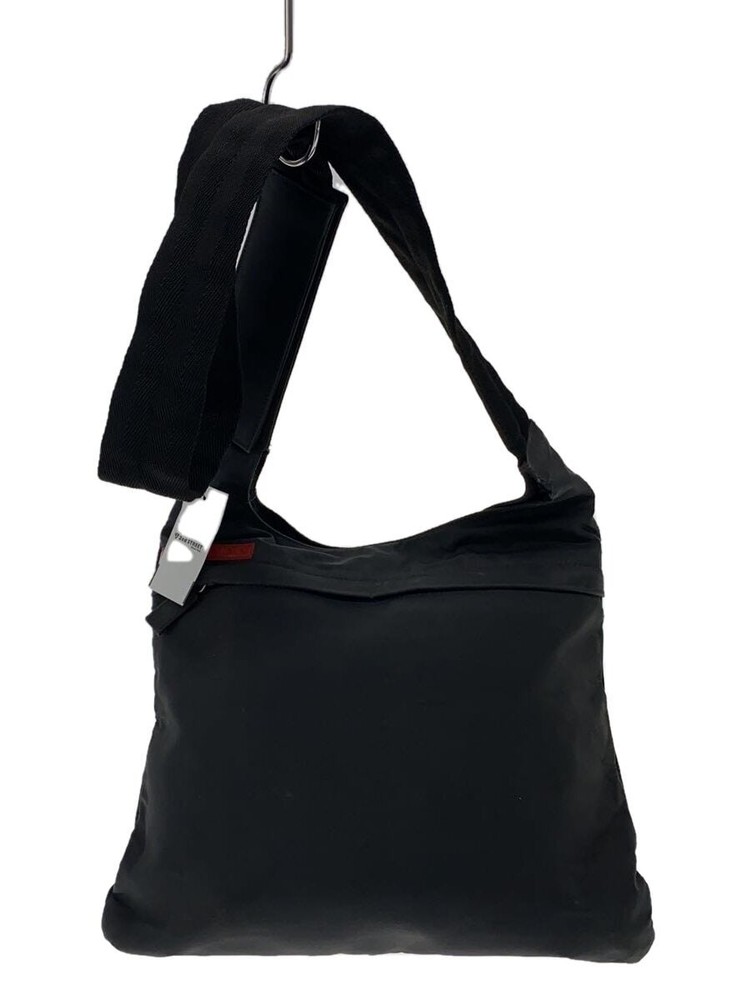 Prada Rare Black Nylon Shoulder Bag Vintage