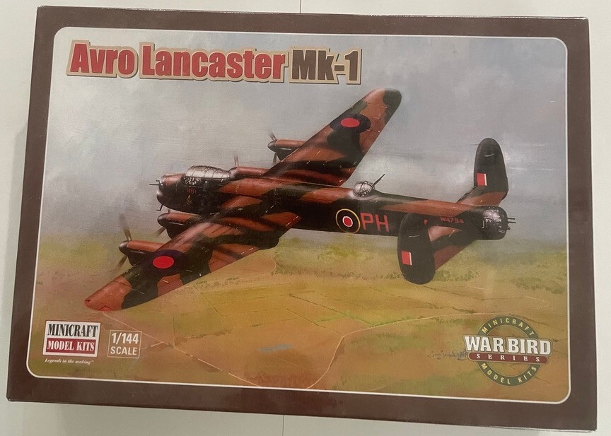1/144 MINICRAFT AVRO LANCASTER MK-1 BRITISH BOMBER