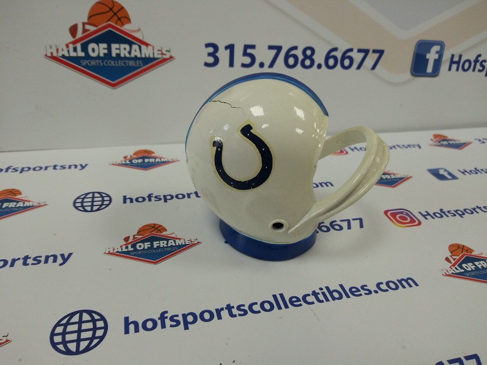 1960s Vintage Cast Iron Indianapolis Colts Helmet Bottle Opener - Excellent Condition
