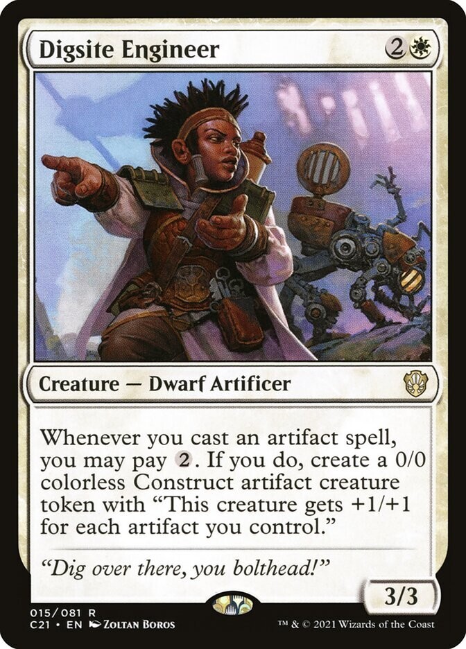 Digsite Engineer Commander 2021 Standard Edition MTG Card
