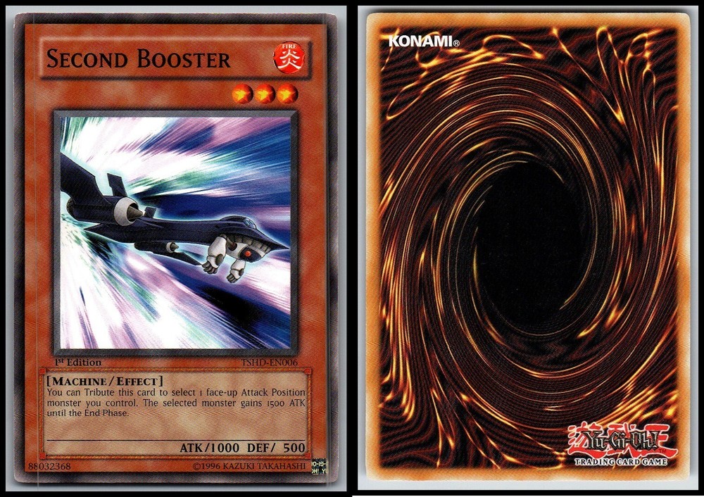 Second Booster TSHD-EN006 1st Edition Yu-Gi-Oh Rare Card