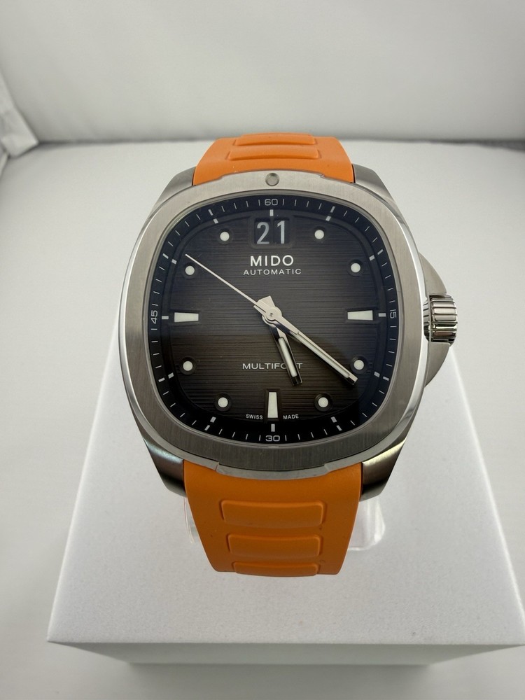 Mido Multifort Grey Dial Organe 40mm M049.526.17.081.00 - Orange (14566)