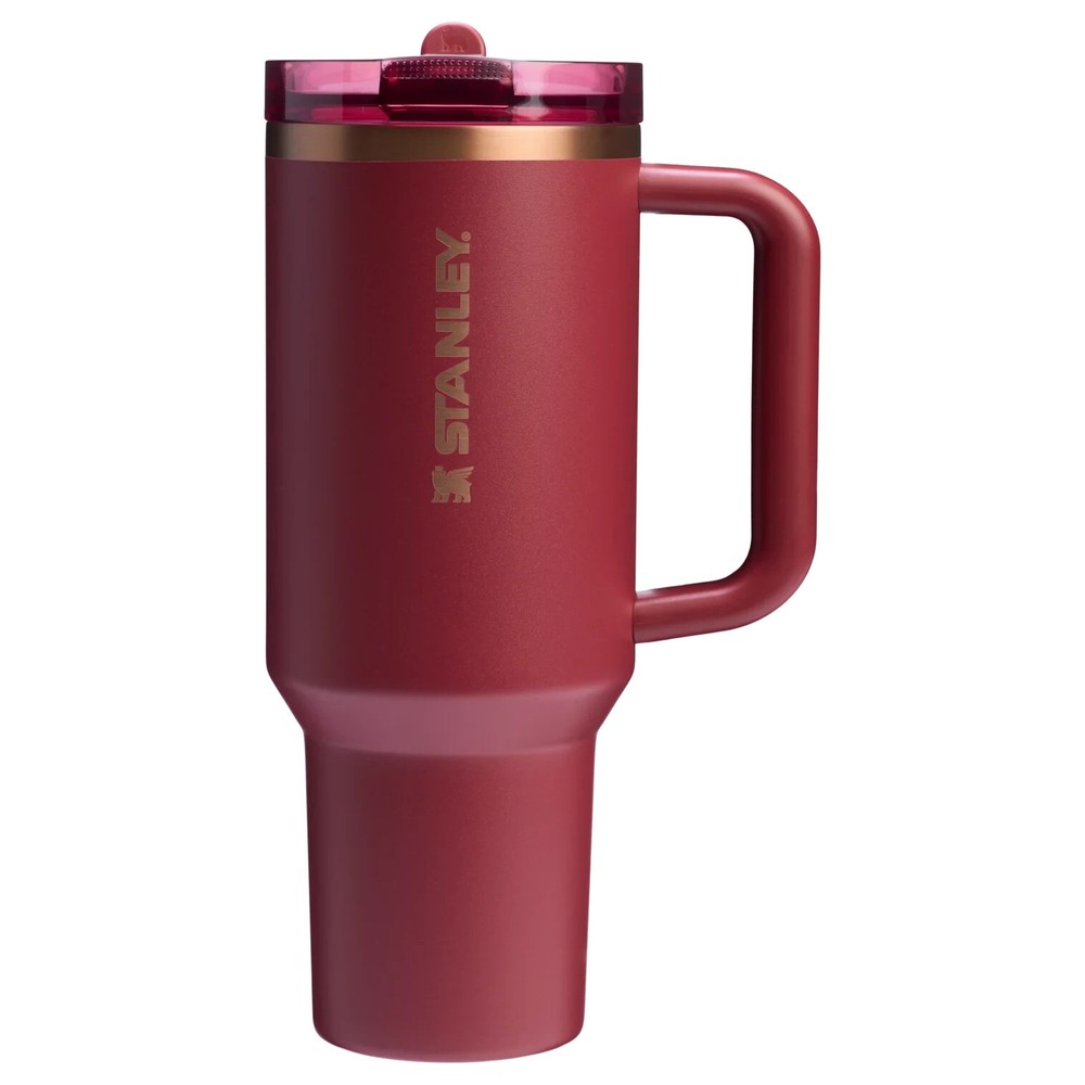 STANLEY LIMITED Gilded Pomegranate THE QUENCHER PROTOUR FLIP STRAW TUMBLER 40 OZ