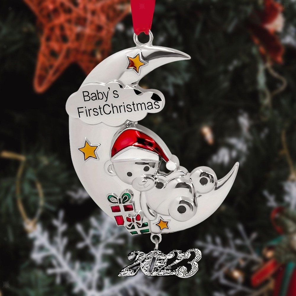 Christmas Pendant Baby First Christmas Ornament Hanging Decorative Christmas