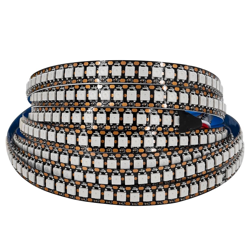 Individually Addressable RGB LED Strip9.8FT 144LEDs/M 5050 SMD with WS2812 IC...