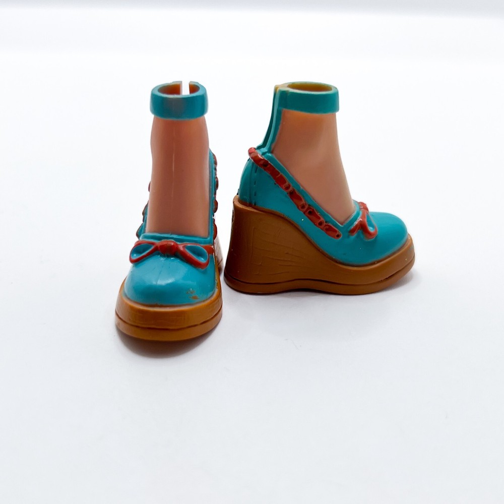 Jammin In Jamaica Chelsea My Scene Barbie Doll Shoes Sandals Wedges 🟢 Read