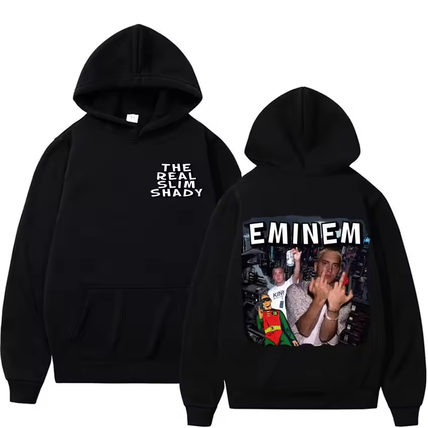 Eminem Slim Shady Rap Hoodies for Men & Women - Hip Hop Style Sizes S-5XL