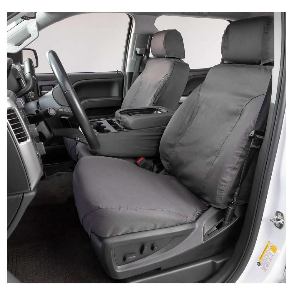 Covercraft Second Row Grey Polycotton Seat Covers for 04-08 Ram 1500 2500 3500