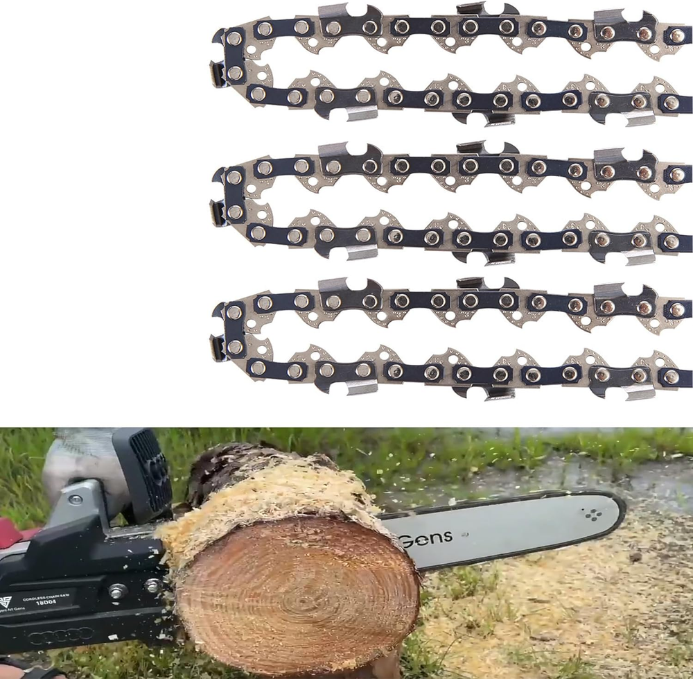 20-Inch Chainsaw Chain 3-Pack - 3/8