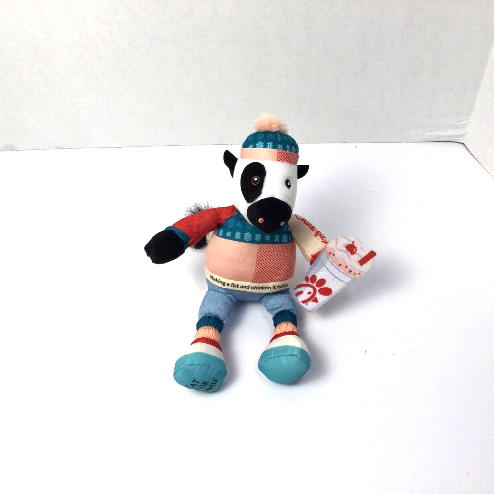 Chick-fil-A Christmas 2023 Plush Cow Doll Toy Chikin 7
