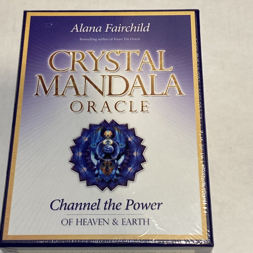 NEW Crystal Mandala Oracle Kit Cards Channeling Psychic Spirit Heaven Earth Heal