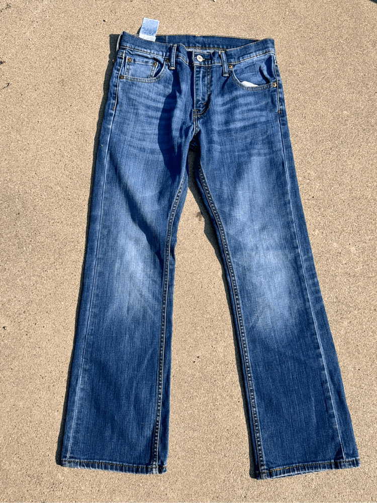 Levi's 527 w30 L30 Pakistan cotton blend patch on back light wash