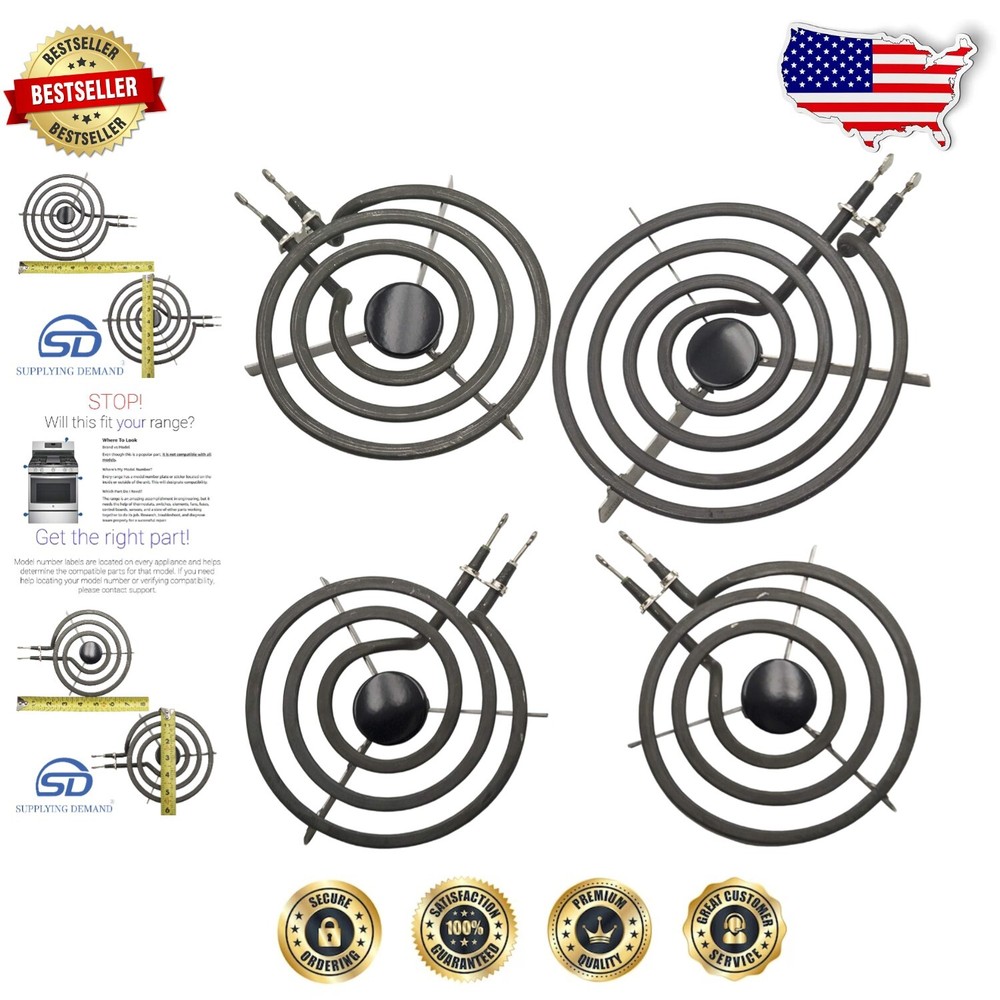 Durable Surface Element Kit for Electric Ranges - Easy Drop-in Installation