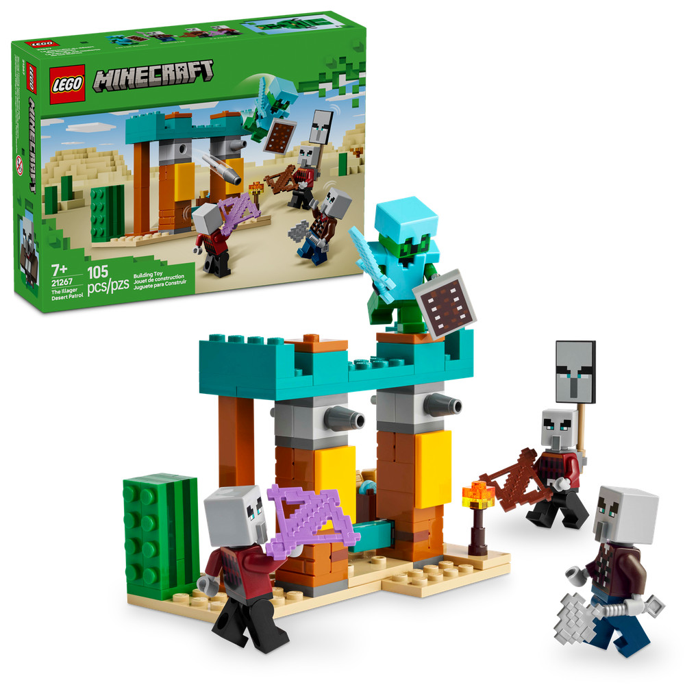 NEW - Unopened - LEGO Minecraft: The Illager Desert Patrol (21267)