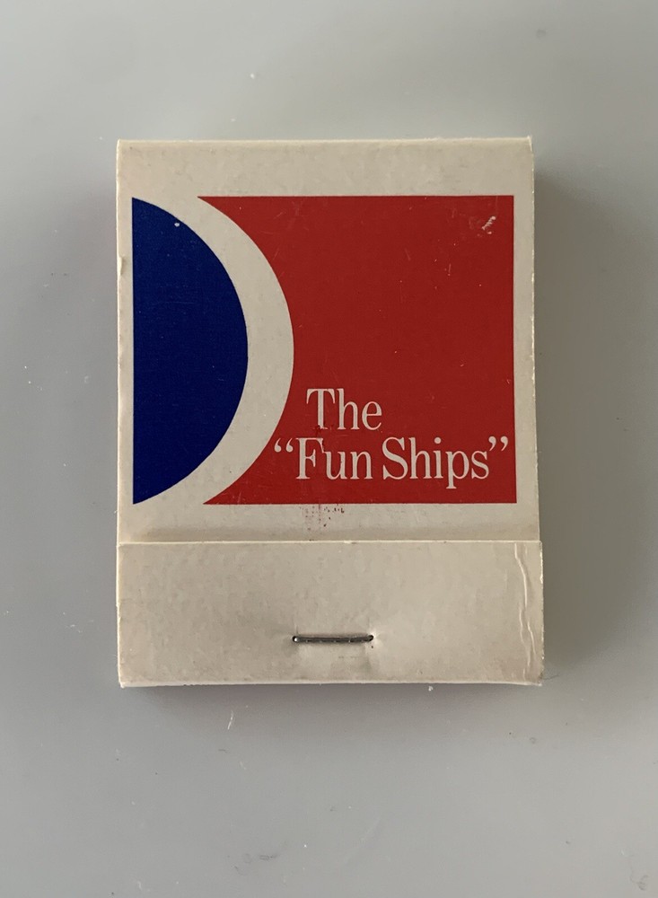 Carnival Cruise Line Miami Florida Original Vintage Matchbook ~