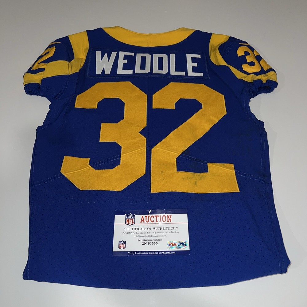 Eric Weddle Game Worn Rams Jersey With PSA/DNA