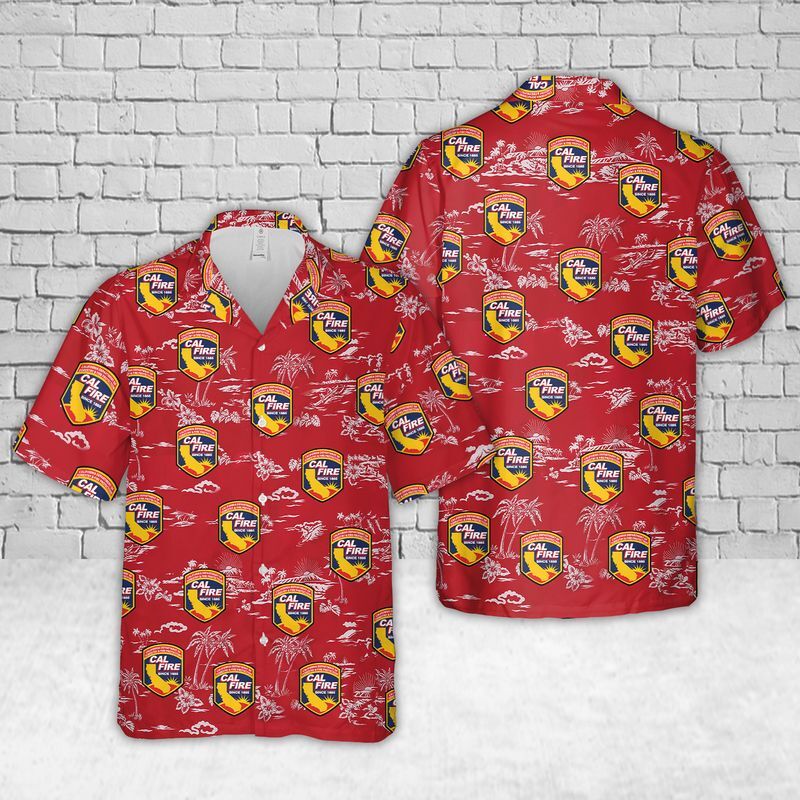 California Department of Forestry and Fire Protection Hawaiian Shirt