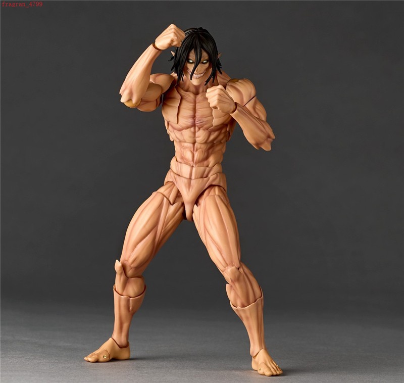 Anime Attack on Titan Eren Yeager Colossus Form Action Figure Doll PVC Model Toy