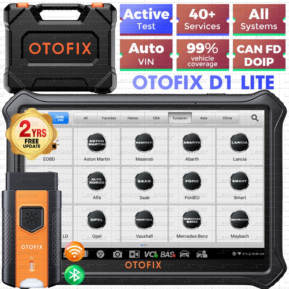 2025 OTOFIX D1 Lite Car Bidirectional Scanner Auto Full System Diagnostic Tool