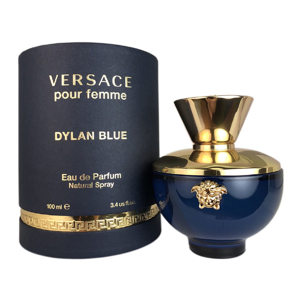 Versace Pour Femme 3.4 oz  Dylan Blue  EDP Spray Brand New Sealed