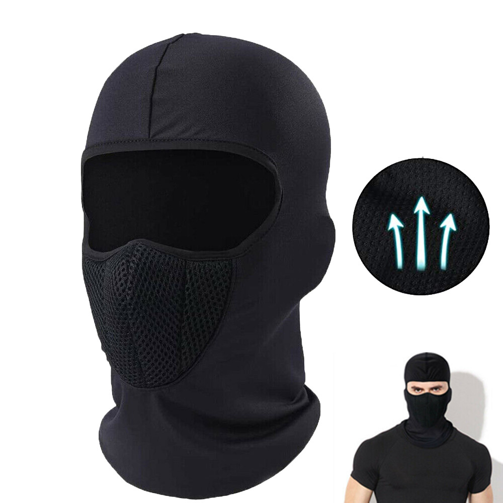 Full Face Balaclava Ski Mask with Single Hole for Men and Women - Cold Weather Tactical Beanie Hood-image