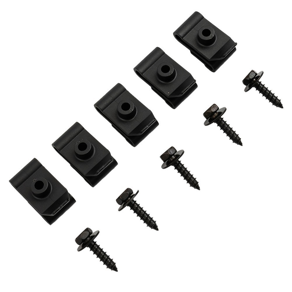 5* Car Fender Lining Wheel Arch Mudguard Trim Clips + 5* Screw For Toyota