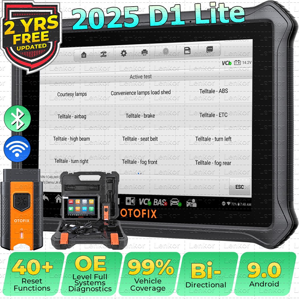 2025 OTOFIX D1 Lite Car Bidirectional Scanner Auto Full System Diagnostic Tool
