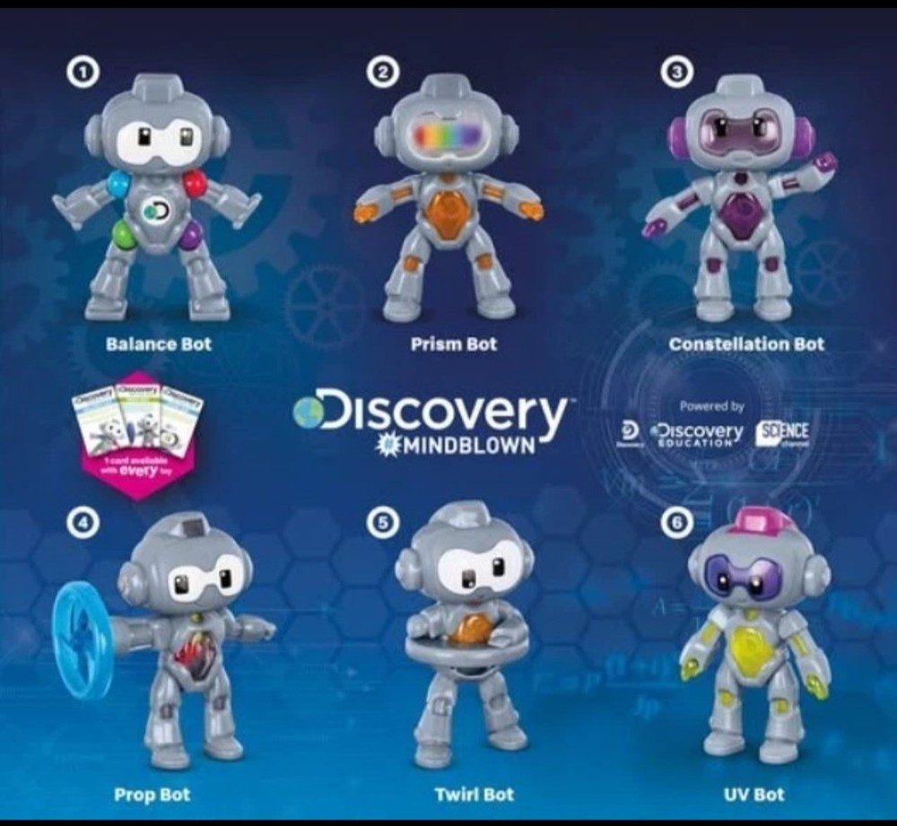 2020 MCDONALD'S HAPPY MEAL TOY DISCOVERY CONSTELLATION BOT PURPLE MINDBLOWN #3